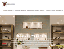 Tablet Screenshot of newdaywoodwork.com